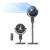 PELONIS Pedestal Fan with Remote, Ultra Quiet, 9 Speeds, Timer
