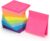 PETAFLOP 800 Sheets Sticky Notes 76x76mm, 16 Pads Total, Self-Adhesive Note Pads 3×3 inches, Bright Colors Sticky Notes Set for Home, Office, School & Daily Organization, 50 Sheets/Pad