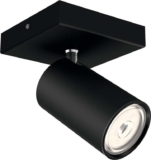 PHILIPS MyLiving 5059130pn GU10 Black Point of Illumination Point of Light (Black, Metal, GU10, 1 Bulb (S), 10 W, 9.2 mm