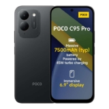 POCO C95 Pro, Smartphone 6128 GB, Black, 7500mAh battery 45W Charging Immersive 6.9 black,blue,green