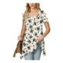 POPYOUNG Ladies Tunic Tops