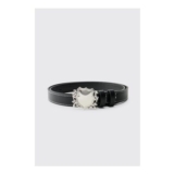 PU Crest Buckle Belt