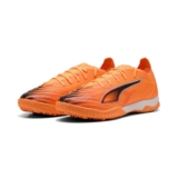 PUMA Unisex Ultra 6 Match Turf Football Boots, Heat Fire-PUMA Black-Glowing Red, 6.5 UK