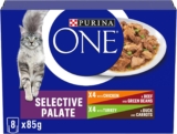 PURINA ONE Mini Fillets Selective Palate Adult Wet Cat Food 8x85g (Pack of 5)