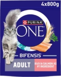 PURINA ONE Salmon Dry Cat Food 800g (Pack of 4)