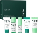 PURITO SEOUL Best Kit – Skincare Routine with Panthenol Cleanser & Cream, Unscented Centella Serum & Toner, For All Skin Types, Gift Set, For Face, Facial Serum, K-Beauty, 3.52 fl. oz.