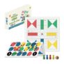 PUZJOY 2-in-1 Magnetic Ludo & Snakes Ladders Travel Set