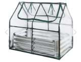PVC Growhouse with Galvanised Planter – Clear and Green