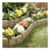 Pack of 10 Dark Grey Stone Effect Lawn Edging, 2.4m Total Length