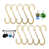 Pack of 10 S Hooks – Aluminum, Lightweight, Multi-Purpose
