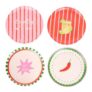 Pack of 4 Zest and Zing Dinner Plates