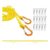 Packgoape Portable Windproof Clothesline with Clothespins, Indoor/Outdoor, 20ft