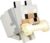 Paladone Minecraft Wolf GloBuddies 3D Colour Changing Light, Officially Licensed LED Night Lamp, Tap to Change Colour, Gaming Merchandise, Battery Powered