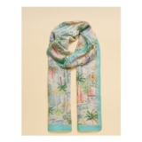 Palm Print Lightweight Rectangle Scarf