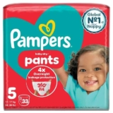 Pampers Baby-Dry Nappy Pants, Size 5 x33 – Nectar Price
