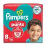 Pampers Baby Dry Nappy Pants Size 8, 19kg X22