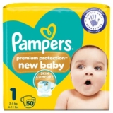 Pampers Premium Nappies, size 1, 2 and 3