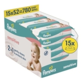 Pampers Sensitive Baby Wipes, 780 Count – £10.10 S&S