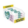 Pampers Sensitive Baby Wipes Plastic Free 12 Packs