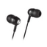 Panasonic RP-TCM225DEA USB-C Earphones, In-Ear Earbuds, Wired with Built-in Mic & Remote, Powerful Bass, Customisable Fit