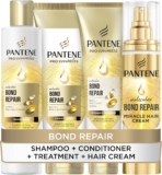 Pantene Bond Repair Shampoo Conditioner Deep Conditioning Treatment 5in1 Lightweight Leave in Miracle Cream. Nourish & Strengthen damaged Hair. Repairs Split Ends. Repair Damaged hair bonds