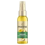 Pantene Pro-V Smooth & Sleek Argan Infused Hair Oil 100ml for Frizzy, Dull Hair, Daily Leave In Nourishing Oil x 3