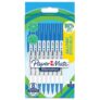 Paper Mate Kilometrico Ballpoint Pens – pack of 8, Long Writing with Medium Point (1.0mm) – Blue Ink