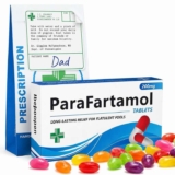 ParaFartamol Joke Pill Box Gift with Jelly Beans & Prescription Style Bag JoyfulClan / FBA