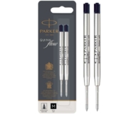 Parker Ballpoint Pen Refills Medium Point Black QUINKflow Ink 2 Count (S&S £2.65)