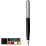 Parker Jotter Originals Fountain Pen Classic Black Finish Medium Nib Blue & Black Ink