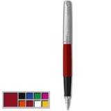 Parker Jotter Originals Fountain Pen Classic Red Finish Medium Nib Handwriting Pens & Stationery Supplies Blue & Black Ink