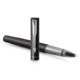 Parker Vector XL Rollerball Pen Metallic Black Lacquer on Brass Fine Point with Black Ink Refill Gift Box