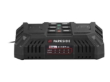 Parkside 20V, 2x 4.5A Dual Battery Charger Lidl Plus