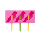 Parrot Ice Lolly Popsicle Mould Set, With Reusable Moulds & Sticks