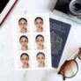 Passport Photos (Set of 6) – With Code