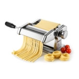 Pasta Roller & Cutter, Dual-Width, 2-in-1 Stainless Steel, Cleaning Kit