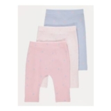 Pastel Polka Dot Ribbed Leggings 3 Pack