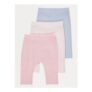 Pastel Polka Dot Ribbed Leggings 3 Pack