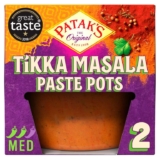 Pataks Tikka Masala Indian Curry Paste Pot 140g, Authentic Indian Curry Paste, Medium Spice,Tikka Masala Curry Sauce (£1.35 S&S)