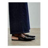Patent Leather Pointed Toe Sandals