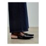 Patent Leather Pointed Toe Sandals