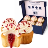 Patisserie Valerie Raspberry Royale Cupcake Gift Box, 6 Cupcakes
