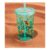 Patterned Plastic Mug with a Straw