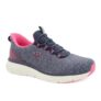 Pavers Easy Step in Wide Fit Memory Foam Trainers – Navy