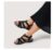Pavers Wide Fit Elasticated Sandals – Black