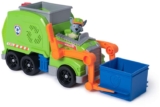 Paw Patrol: Crush N Roll Recycling Lorry with Rocky Action Figure & Transforming Compacted Recycling Vehicle