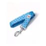 Paw Print Dog Lead in Blue Size Small