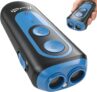 PawHut Anti Barking Device for Dogs, Dual Head Ultrasonic Stop Dog Barking Deterrent Device Rechargeable with 5 Modes & Vibration, LED Flashlight for Indoor Outdoor Training