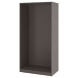 Pax Wardrobe Frame, Dark Grey, 100 x 58 x 201cm – In Store Milton Keynes