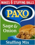 Paxo Sage & Onion Stuffing Mix, 85 g Box (1-Pack)